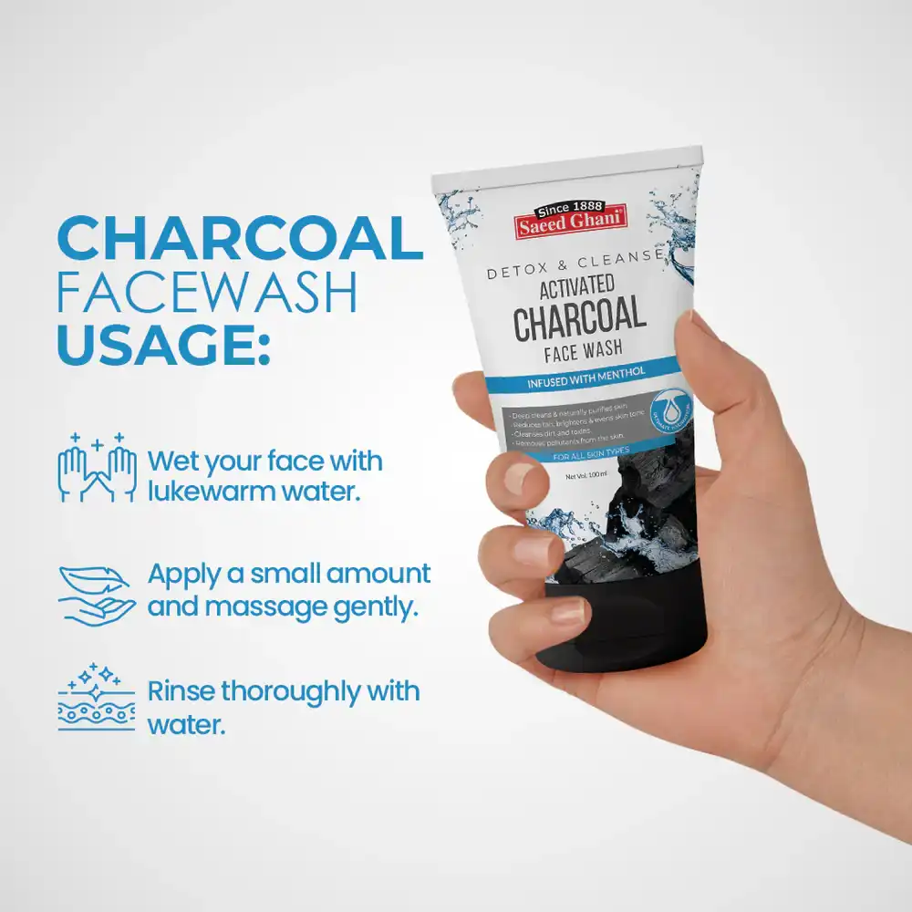 Activated Charcoal Detox & Cleanse Face Wash - Image 4