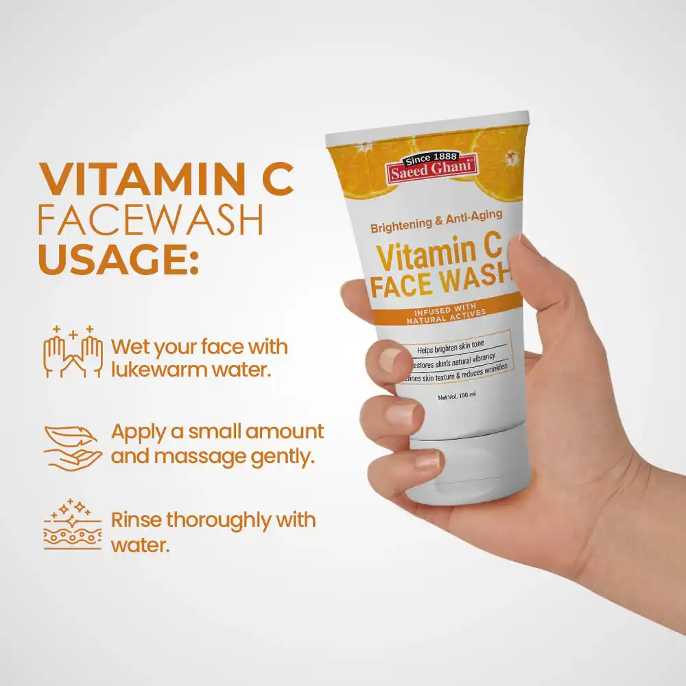 Vitamin C Brightening & Anti Aging Face Wash - Image 4